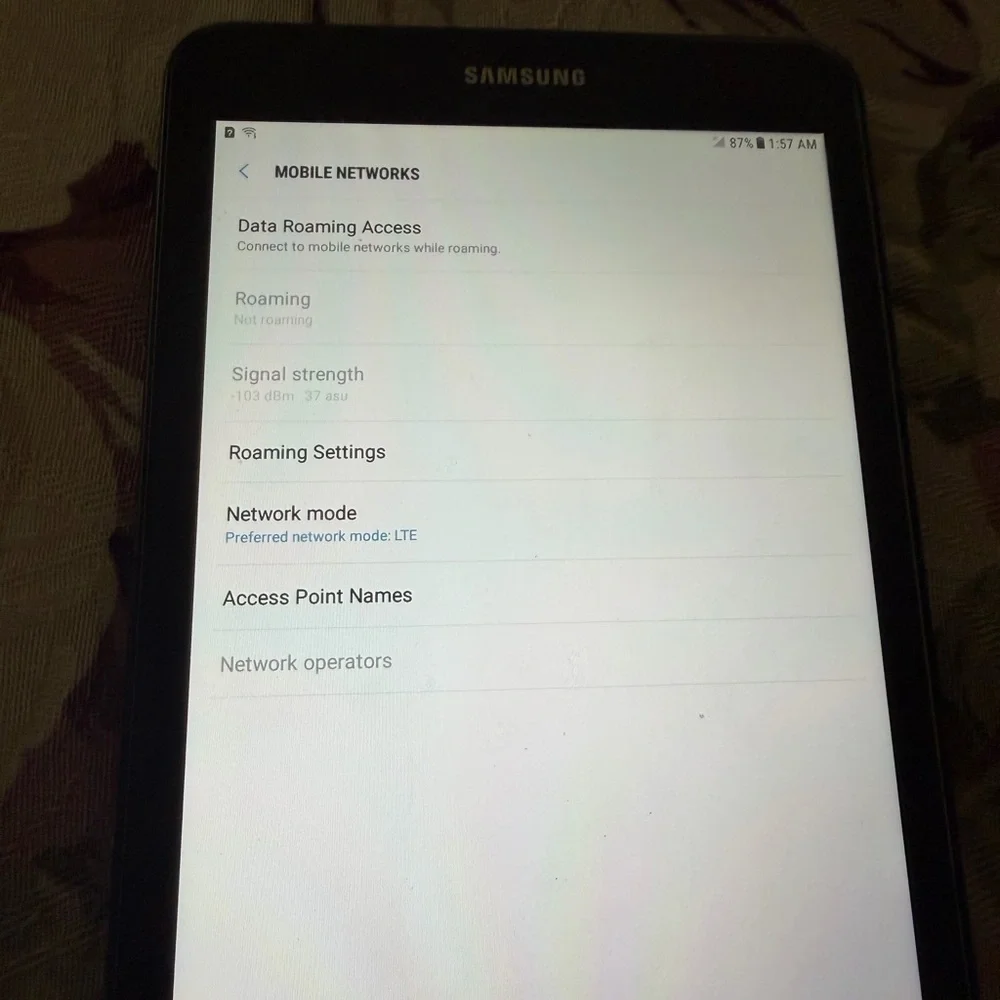 Samsung Galaxy Tab E 9.6